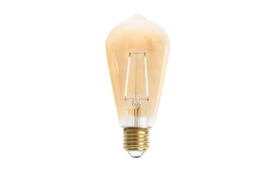 Edison ST64 LED 2L Gold E27 240V 2W